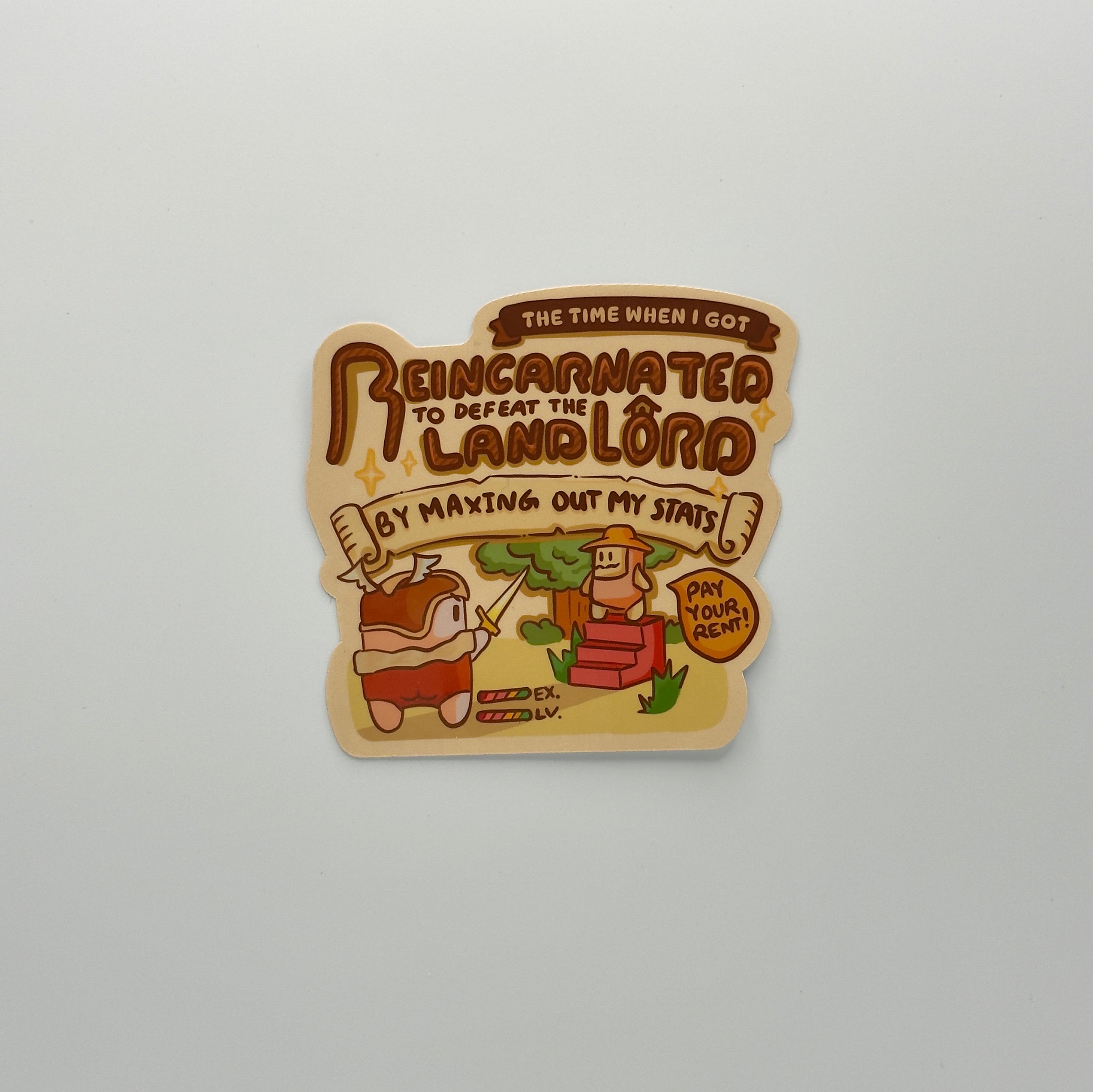 The time when I got reincarnated to defeat the landlord by maxing out my stats